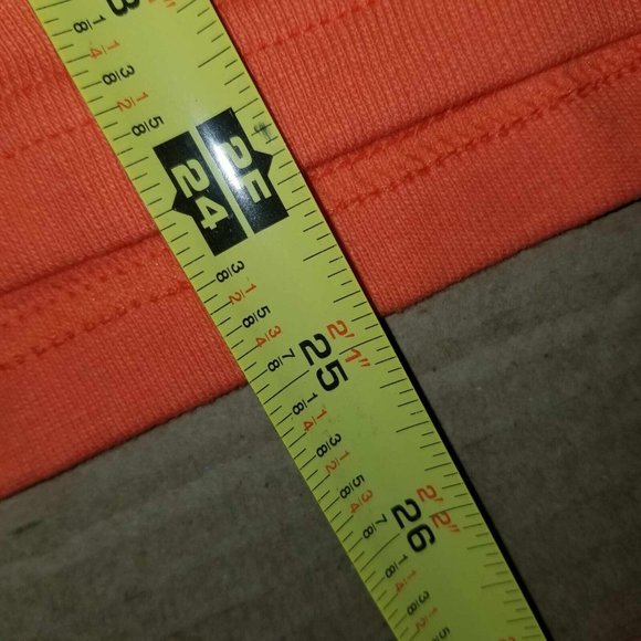 NWOT Basic Editions Women's Orange Round Neck Pullover Top Shirt Size XL - Picture 6 of 6